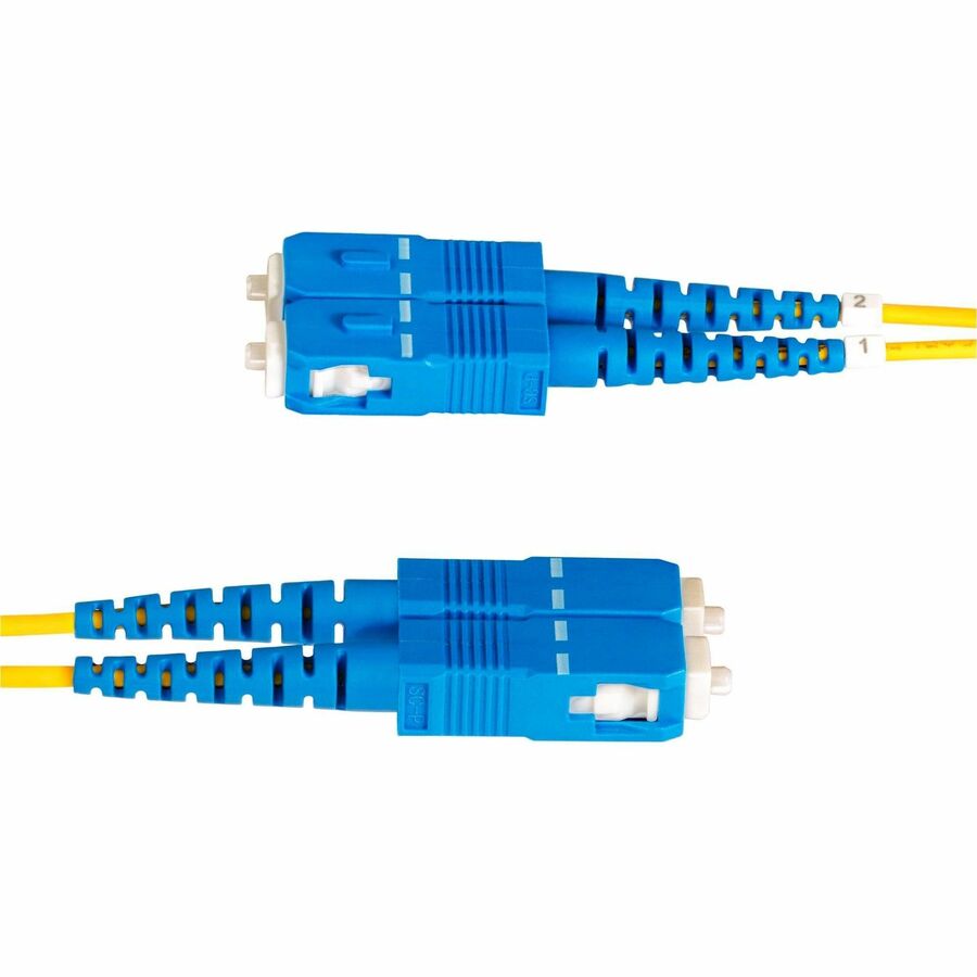 StarTech.com 10m (32.8ft) LC to SC (UPC) OS2 Single Mode Duplex Fiber Optic Cable, 9/125&micro;m, 100G, LSZH Fiber Patch Cord