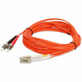 AddOn 4m LC (Male) to ST (Male) Orange OM1 Duplex Fiber OFNR (Riser-Rated) Patch Cable