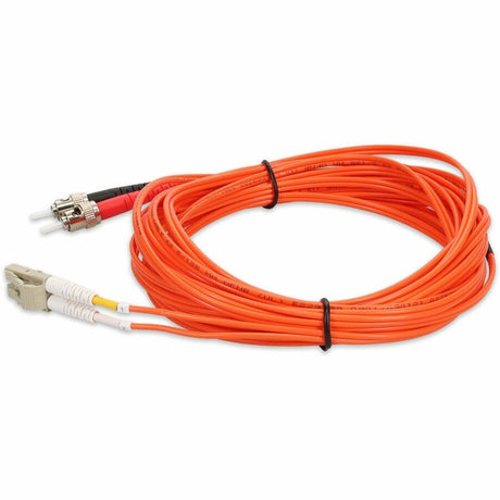 AddOn 4m LC (Male) to ST (Male) Orange OM1 Duplex Fiber OFNR (Riser-Rated) Patch Cable