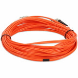 AddOn 4m LC (Male) to ST (Male) Orange OM1 Duplex Fiber OFNR (Riser-Rated) Patch Cable