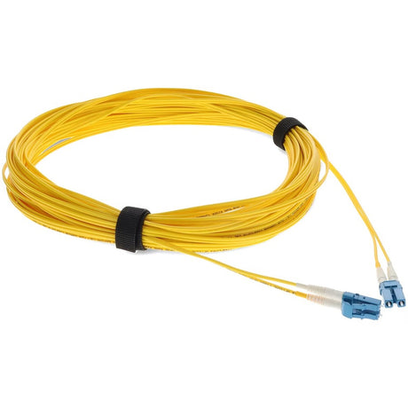 AddOn 13m LC (Male) to LC (Male) Straight Yellow OS2 Duplex OFNR (Riser-Rated) Fiber Patch Cable