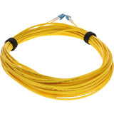 AddOn 13m LC (Male) to LC (Male) Straight Yellow OS2 Duplex OFNR (Riser-Rated) Fiber Patch Cable