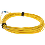 AddOn 13m LC (Male) to LC (Male) Straight Yellow OS2 Duplex OFNR (Riser-Rated) Fiber Patch Cable