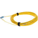 AddOn 13m LC (Male) to LC (Male) Straight Yellow OS2 Duplex OFNR (Riser-Rated) Fiber Patch Cable