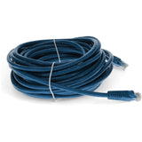 AddOn 35ft RJ-45 (Male) to RJ-45 (Male) Straight Blue Cat6 UTP PVC Copper Patch Cable