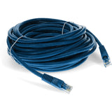 AddOn 35ft RJ-45 (Male) to RJ-45 (Male) Straight Blue Cat6 UTP PVC Copper Patch Cable