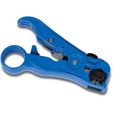 TRENDnet Universal Stripping and Cutting Tool, RG59/6/11/7, UTP, STP, CAT5, 4P/6P/8P, Flat & Round Cables, Adjustable Blade Depth, TC-CT70