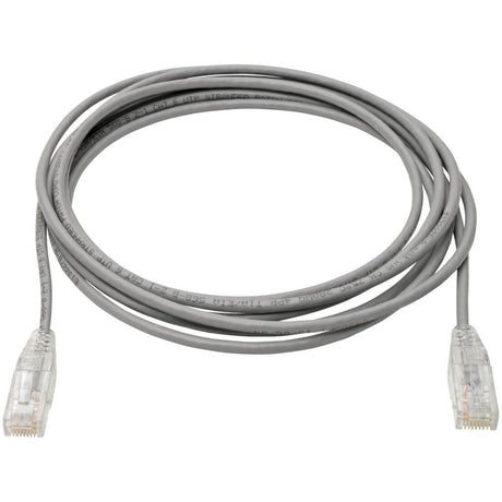 Eaton Tripp Lite Series Cat6 Gigabit Snagless Slim UTP Ethernet Cable (RJ45 M/M), PoE, Gray, 10 ft. (3.05 m)