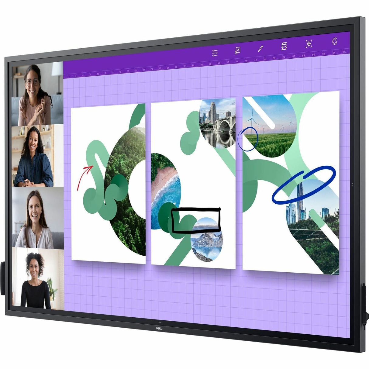 Dell P8624QT Collaboration Display