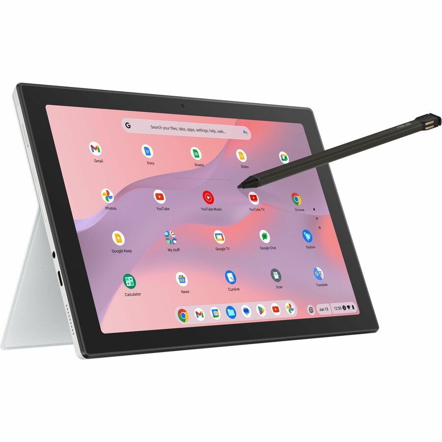 Asus Chromebook Detachable CM3 CM3001DM2A-YN44T-S 10.5" Touchscreen Rugged Detachable 2 in 1 Chromebook - WUXGA - Octa-core (ARM Cortex A76 + Cortex A55) - 4 GB - 64 GB Flash Memory - Fog Silver