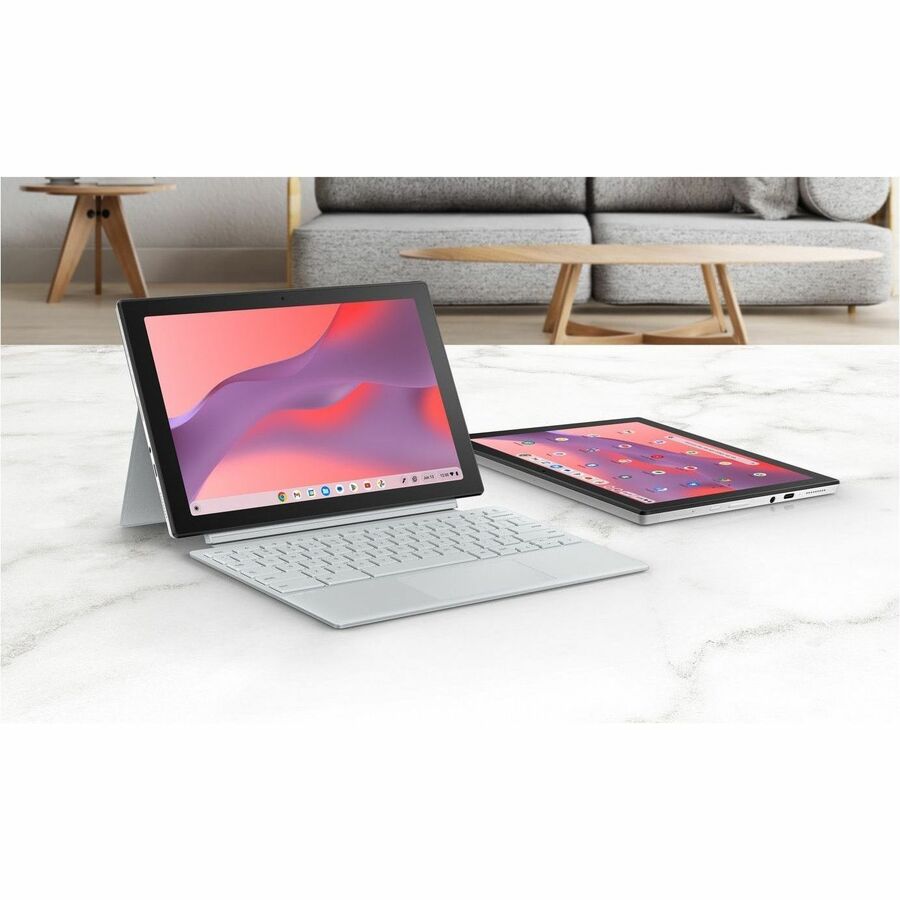 Asus Chromebook Detachable CM3 CM3001DM2A-YN44T-S 10.5" Touchscreen Rugged Detachable 2 in 1 Chromebook - WUXGA - Octa-core (ARM Cortex A76 + Cortex A55) - 4 GB - 64 GB Flash Memory - Fog Silver