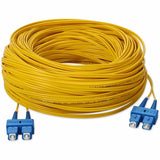 AddOn 25m SC (Male) to SC (Male) Yellow OS2 Duplex Fiber OFNR (Riser-Rated) Patch Cable