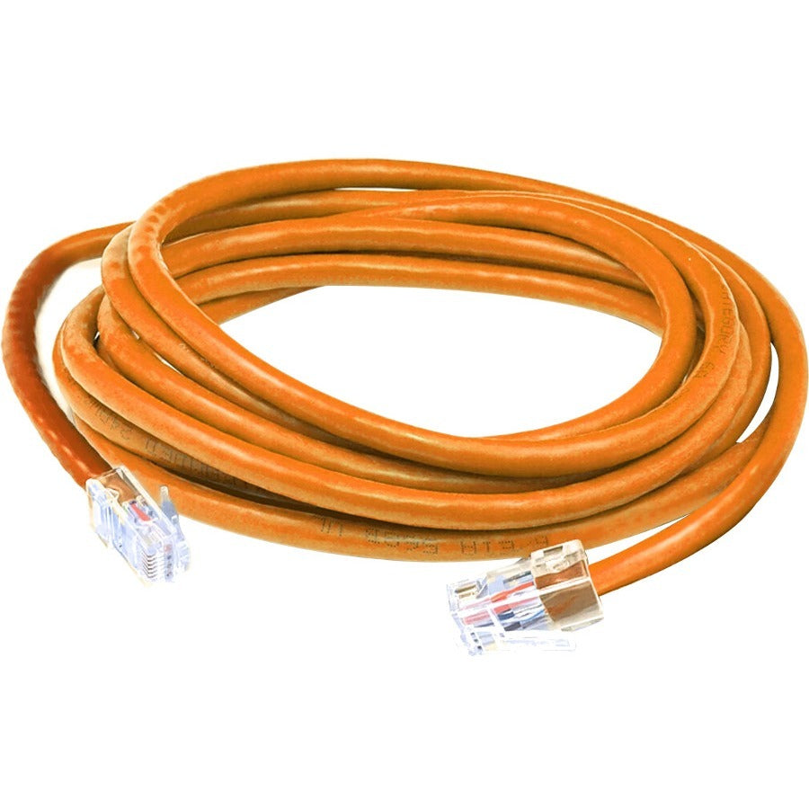 AddOn 12ft RJ-45 (Male) to RJ-45 (Male) Orange Cat6A UTP PVC Copper Patch Cable