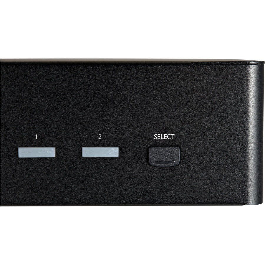 StarTech.com 2 Port Dual Monitor HDMI KVM Switch, 4K 60Hz HDMI 2.0 UHD HDR, 2 Port USB 3.0 Hub, 4x USB HID, Audio, Hotkey Switching, TAA