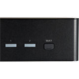 StarTech.com 2 Port Dual Monitor HDMI KVM Switch, 4K 60Hz HDMI 2.0 UHD HDR, 2 Port USB 3.0 Hub, 4x USB HID, Audio, Hotkey Switching, TAA