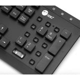 SIIG Industrial Grade Washable & Dustproof USB Multimedia Keyboard