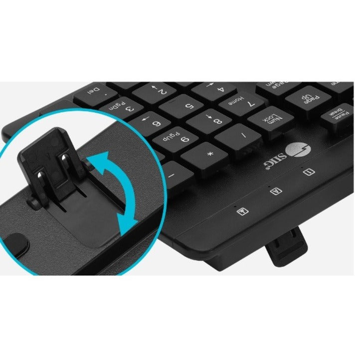 SIIG Industrial Grade Washable & Dustproof USB Multimedia Keyboard