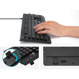 SIIG Industrial Grade Washable & Dustproof USB Multimedia Keyboard