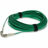 AddOn 20m LC (Male) to LC (Male) Green OM4 Duplex Fiber OFNR (Riser-Rated) Patch Cable