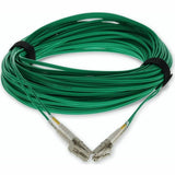 AddOn 20m LC (Male) to LC (Male) Green OM4 Duplex Fiber OFNR (Riser-Rated) Patch Cable