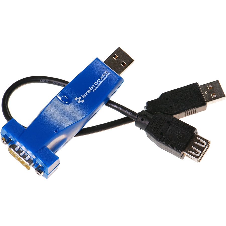 Brainboxes 1 Port RS232 USB to Serial Adapter