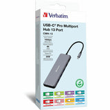 Verbatim USB-C &trade;Pro Multiport Hub CMH 13 - 13 Ports