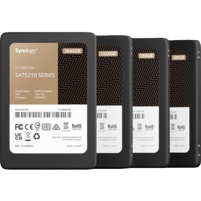 Synology SAT5210 SAT5210-1920G 1.92 TB Solid State Drive - 2.5" Internal - SATA (SATA/600)