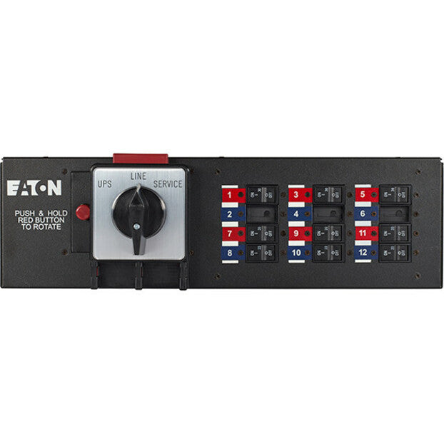 Eaton BPM Bypass Power Module, Wall-mount or rackmount, 3U, Black, Yes, Split-phase (L1, L2, N, G), 9PXM, 9170+, 9155, 9PXSP 8-10K, 1, HW (50-125A), 6) 5-20R, (3) L6-30R