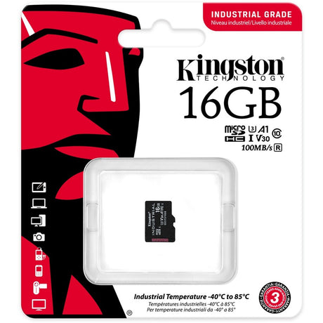 Kingston Industrial SDCIT2 16 GB Class 10/UHS-I (U3) V30 microSDHC