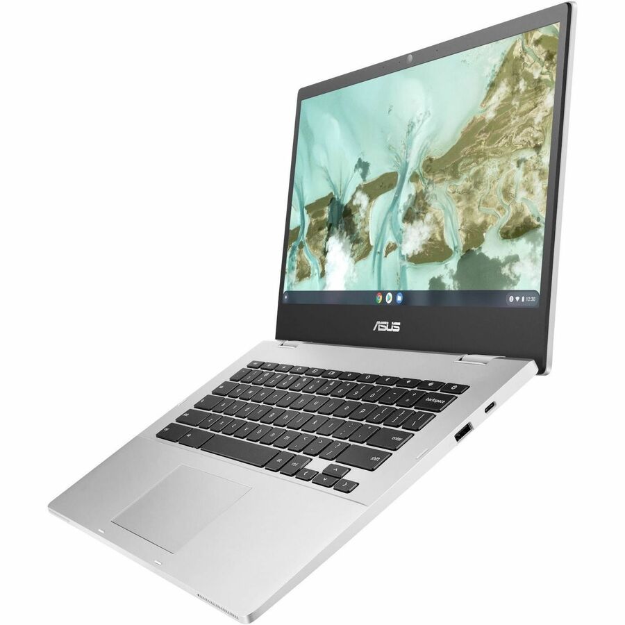 Asus Chromebook CX1 CX1400 CX1400CKA-GE84F 14" Chromebook - Full HD - Intel Celeron N4500 - 8 GB - 64 GB Flash Memory - Transparent Silver