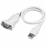 TRENDnet USB to Serial 9-Pin Converter Cable, Connect a RS-232 Serial Device to a USB 2.0 Port, Supports Windows & Mac, USB 1.1, USB 2.0, USB 3.0, 21 Inch Cable Length, Plug & Play, White, TU-S9