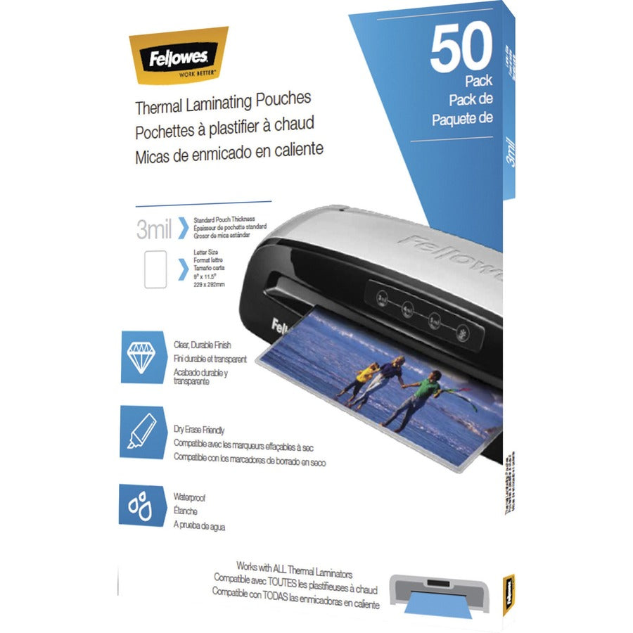 Fellowes Letter-Size Thermal Laminating Pouches