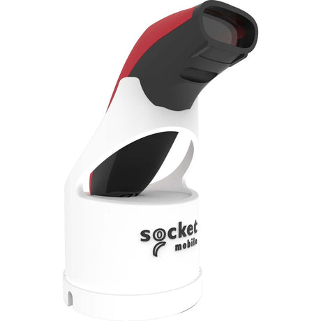 Socket Mobile SocketScan&reg; S730, Laser Barcode Scanner, Red & White Charging Dock