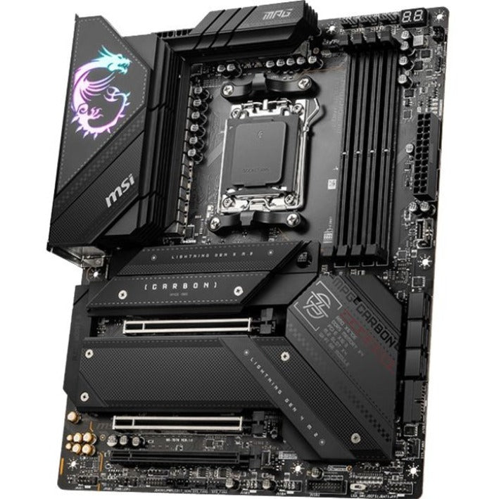 MSI MPG X670E CARBON WIFI Gaming Desktop Motherboard - AMD X670 Chipset - Socket AM5 - ATX