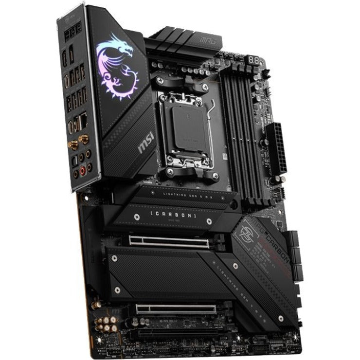 MSI MPG X670E CARBON WIFI Gaming Desktop Motherboard - AMD X670 Chipset - Socket AM5 - ATX