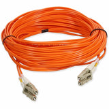 AddOn 15m LC (Male) to LC (Male) Orange OM4 Duplex Fiber OFNR (Riser-Rated) Patch Cable