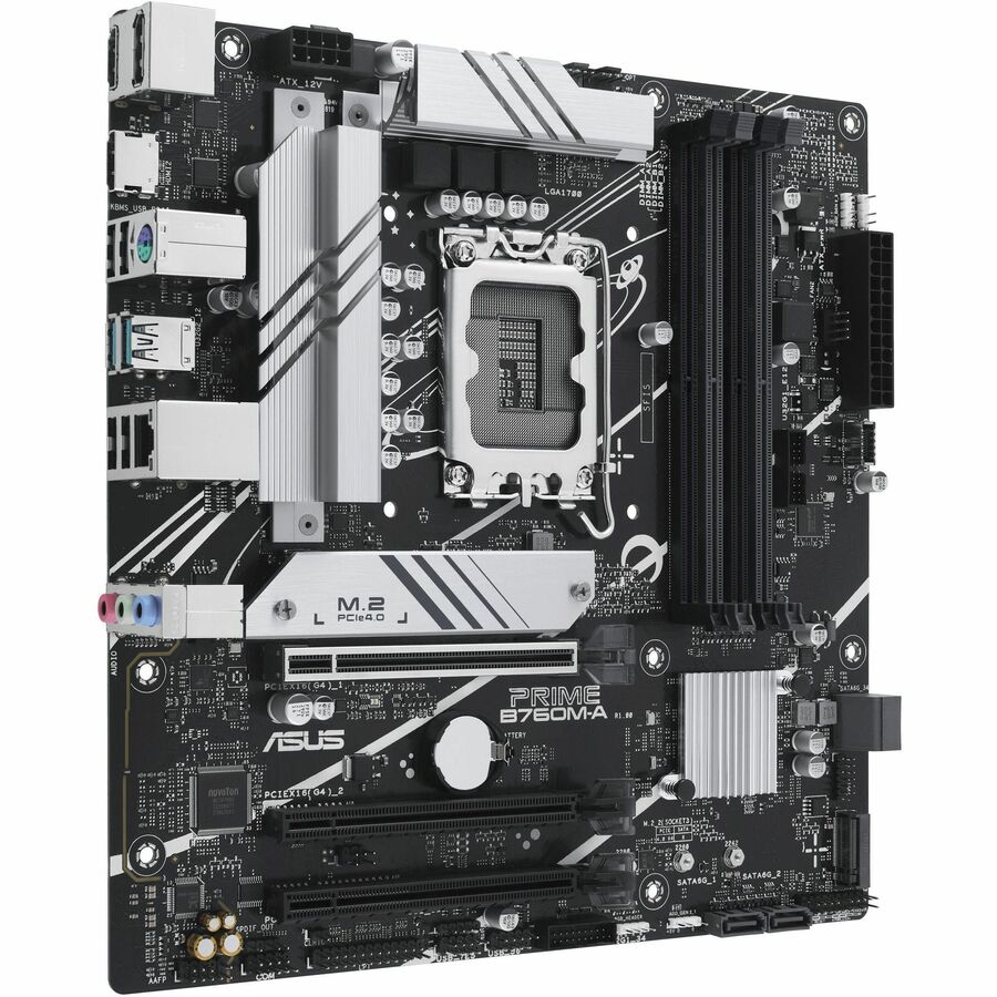 Asus Prime PRIME B760M-A Desktop Motherboard - Intel B760 Chipset - Socket LGA-1700 - Micro ATX