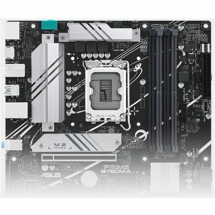 Asus Prime PRIME B760M-A Desktop Motherboard - Intel B760 Chipset - Socket LGA-1700 - Micro ATX