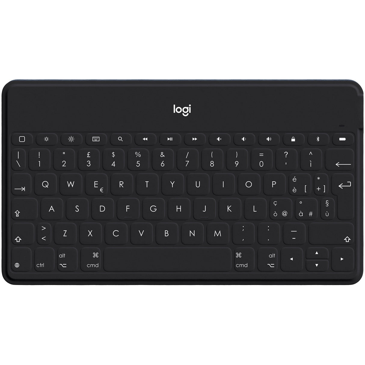 Keys-To-Go Super-Slim and Super-Light Bluetooth Keyboard for iPhone, iPad, and Apple TV - Black