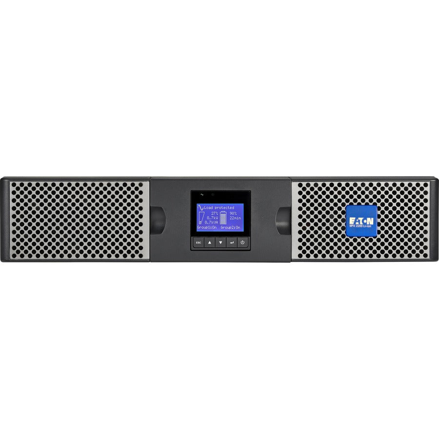 Eaton 9PX 2200VA 2000W 208V Online Double-Conversion UPS - L6-20P, 8 C13, 2 C19 Outlets, Lithium-ion Battery, Cybersecure Network Card Option, 2U Rack/Tower - Battery Backup