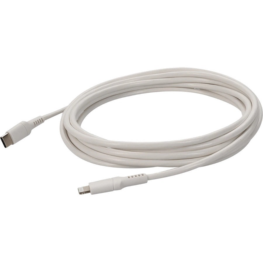 6ft (2m) USB-C 3.1 Male to Lightning Male Sync and Charge White Cable