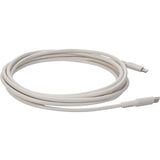 6ft (2m) USB-C 3.1 Male to Lightning Male Sync and Charge White Cable