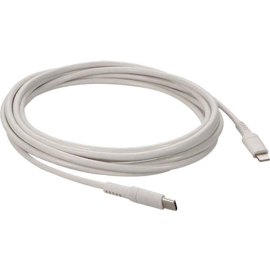 6ft (2m) USB-C 3.1 Male to Lightning Male Sync and Charge White Cable