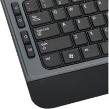 Verbatim Wireless Multimedia Keyboard and 6-Button Mouse Combo - Black