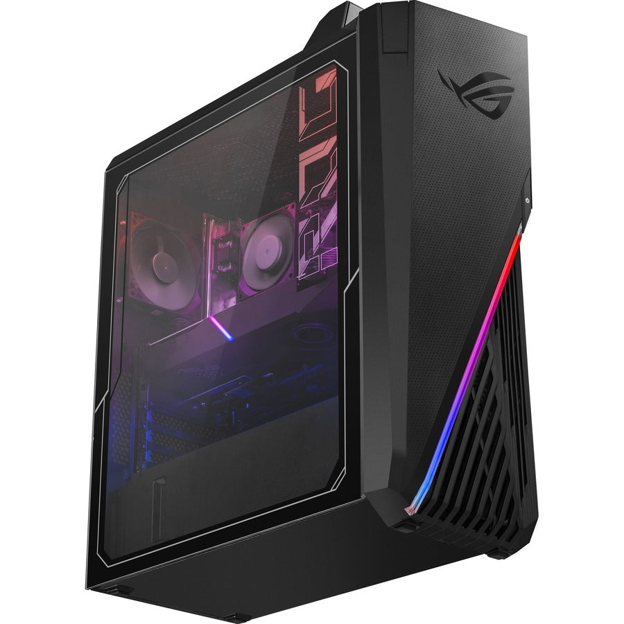 Asus ROG Strix GA15DK-DH776 Gaming Desktop Computer - AMD Ryzen 7 5800X Octa-core (8 Core) 3.80 GHz - 16 GB RAM DDR4 SDRAM - 1 TB PCI Express SSD - Tower - Black