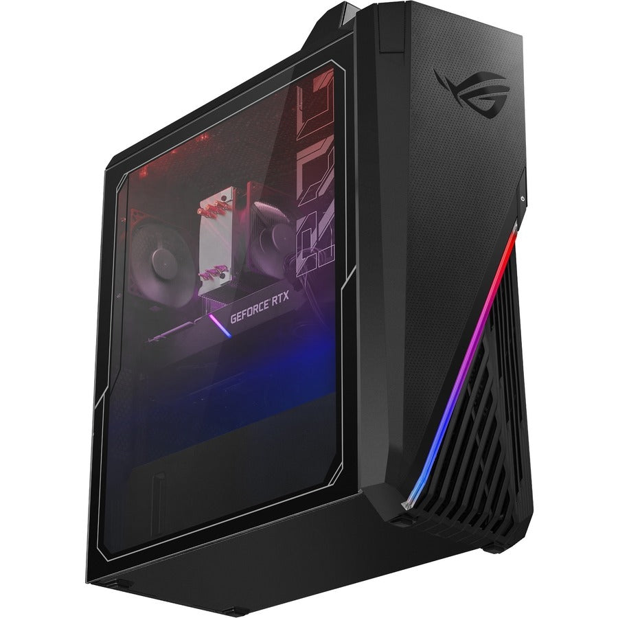 Asus ROG Strix GA15DK-DH776 Gaming Desktop Computer - AMD Ryzen 7 5800X Octa-core (8 Core) 3.80 GHz - 16 GB RAM DDR4 SDRAM - 1 TB PCI Express SSD - Tower - Black