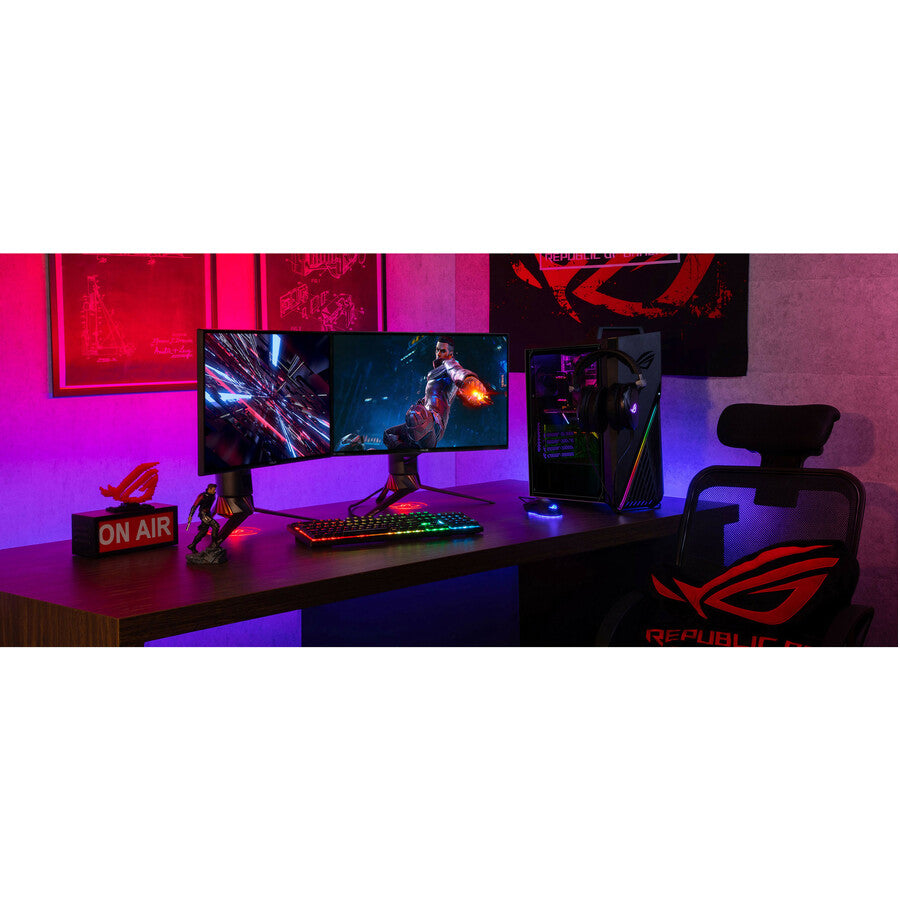 Asus ROG Strix GA15DK-DH776 Gaming Desktop Computer - AMD Ryzen 7 5800X Octa-core (8 Core) 3.80 GHz - 16 GB RAM DDR4 SDRAM - 1 TB PCI Express SSD - Tower - Black