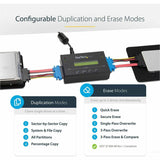 StarTech.com 1:1 Standalone Hard Drive Duplicator & Eraser, SATA HDD / SSD Disk Cloner / Copier / Wiper / Sanitizer, TAA Compliant