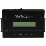 StarTech.com 1:1 Standalone Hard Drive Duplicator & Eraser, SATA HDD / SSD Disk Cloner / Copier / Wiper / Sanitizer, TAA Compliant