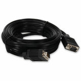 5PK 6ft VGA Male to VGA Male Black Cables For Resolution Up to 1920x1200 (WUXGA)